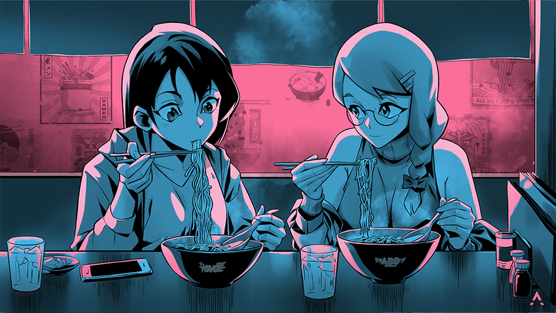 Ramen Misa x Sayo Wallpaper