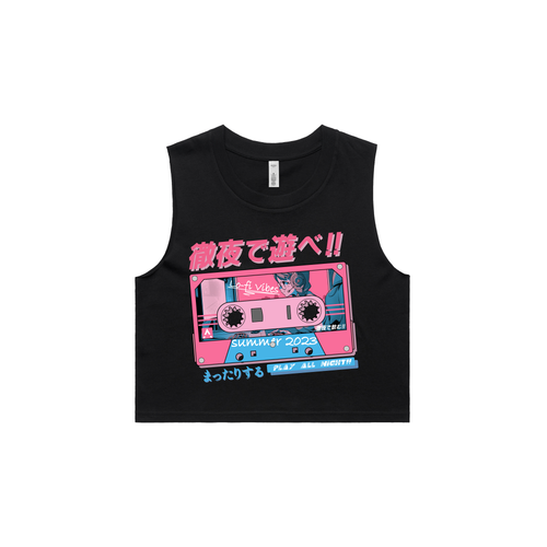 Lo-fi Vibes Crop Tank *PRE-ORDER*
