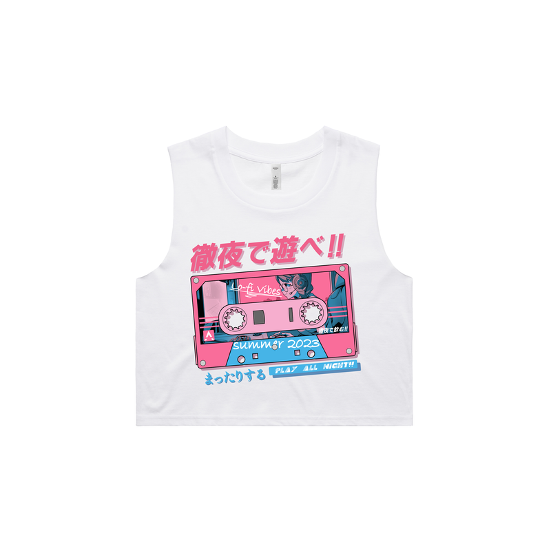 Lo-fi Vibes Crop Tank