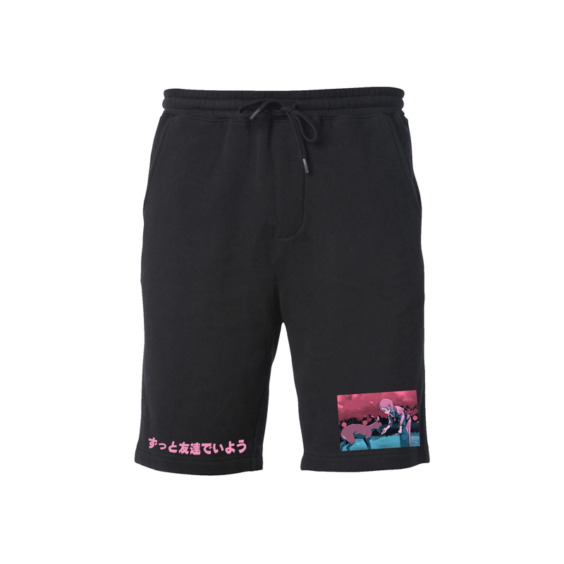 Sayo Nara Deer Park (Pink/Teal) Shorts