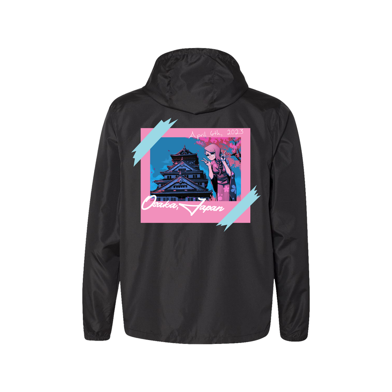 Sayo Osaka (Pink/Teal) Lightweight Windbreaker