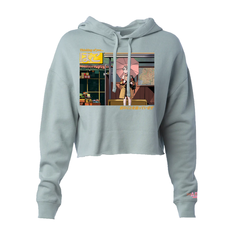 Sayo Bus Stop (Color) Crop Hoodie