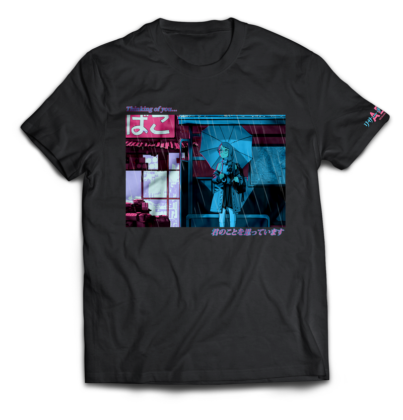 Sayo Bus Stop (Pink/Teal) Shirt