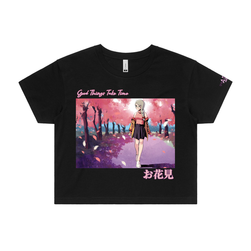 Sayo Sakura (Color) Crop Top