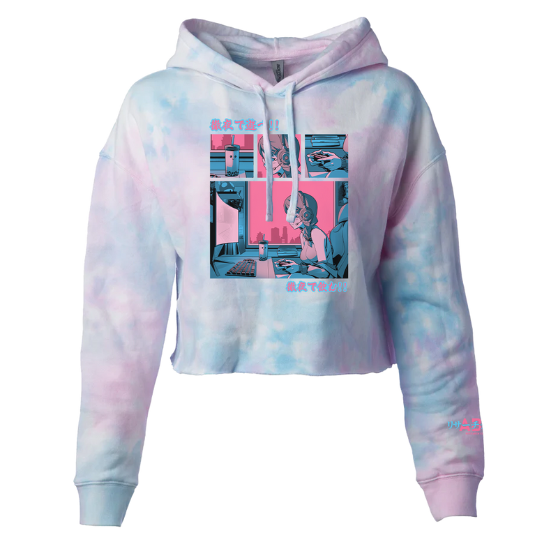 Sayo Lofi Crop Hoodie